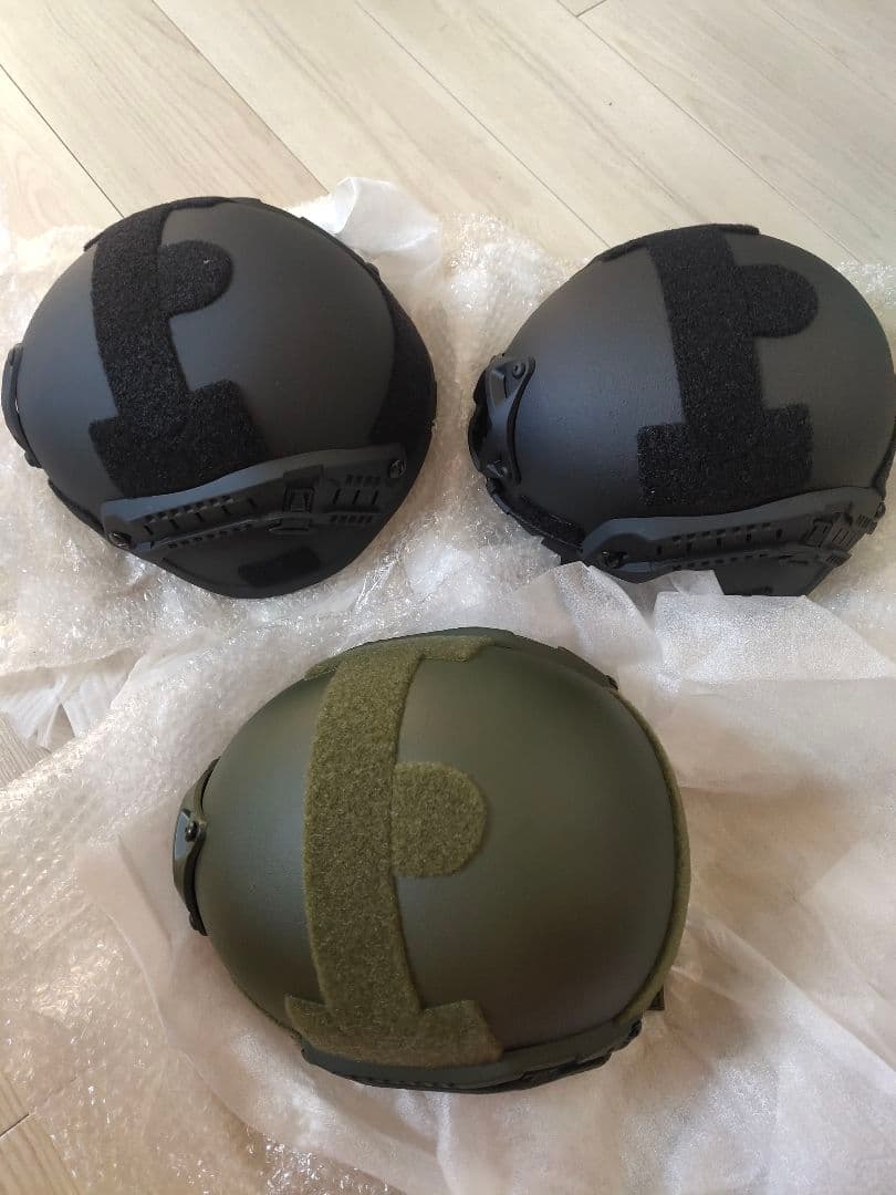 未使用 防弾ヘルメット3個 FAST MICH 実物防弾 NIJ3A 