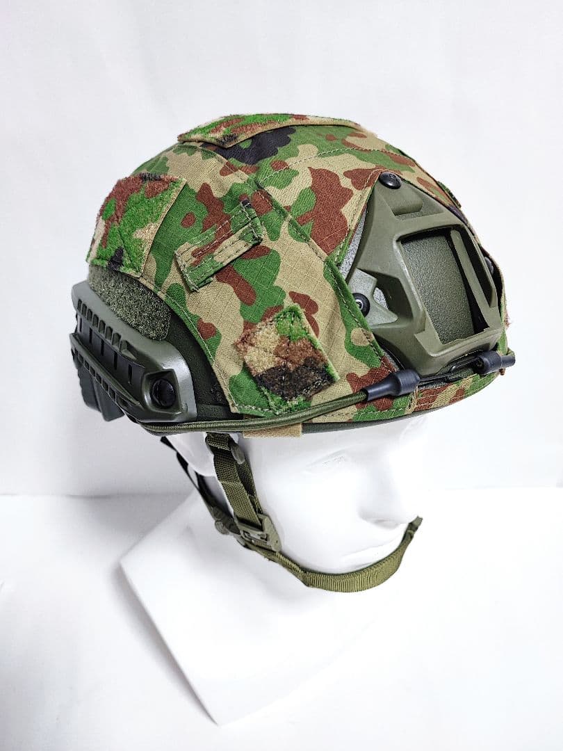 NIJ IIIA レベル3A 自衛隊迷彩 Fast型 防弾ヘルメット カバー