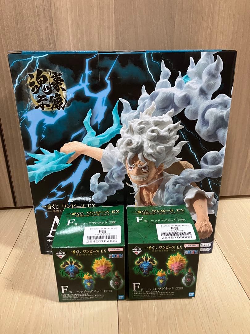 一番くじ ワンピース EX 悪魔を宿す者達　A賞ルフィ ギア5 魂豪示像 セット