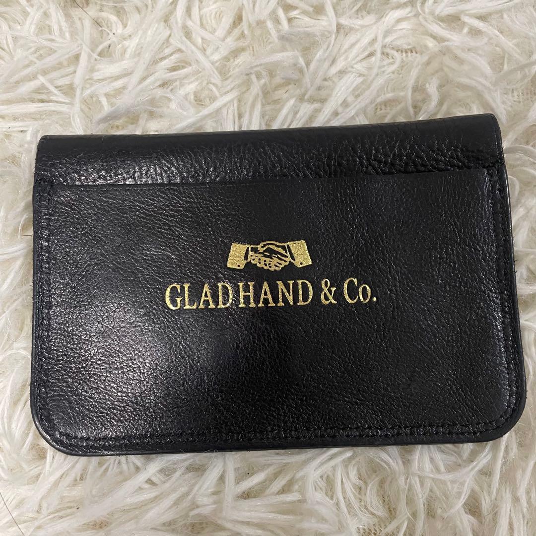 GLAD HAND DOUBLE FLAP COIN CASE レザー 黒