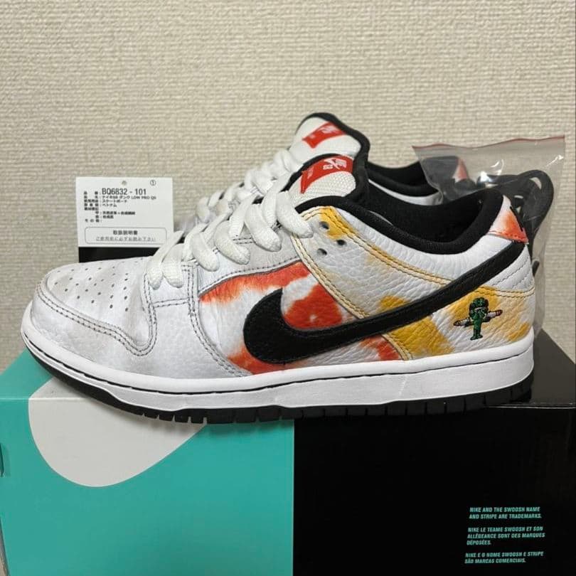 ナイキ SB ダンク ロー ロズウェル レイガン タイダイ ホワイト - メルカリ