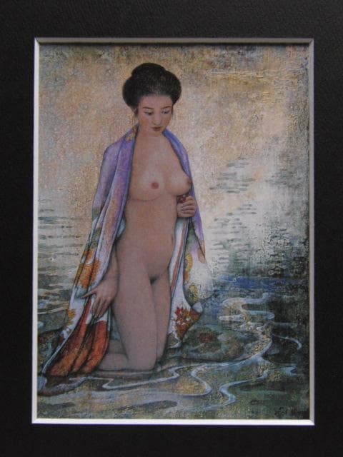 高田明義、水声、希少な画集より、新品高級額、額装付、状態良好 高田明美 個展 -Angelic Moment Ⅸ- 開催情報