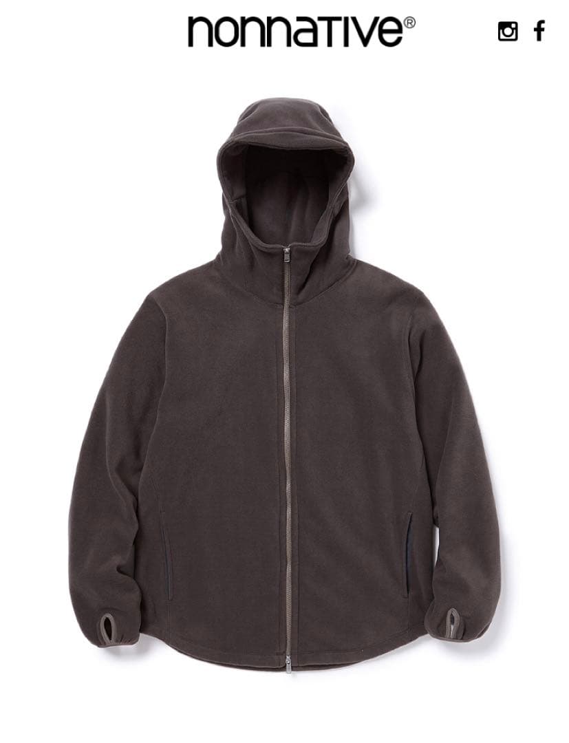 nonnative CYCLIST ZIP HOODY POLARTEC® 灰 - メルカリ