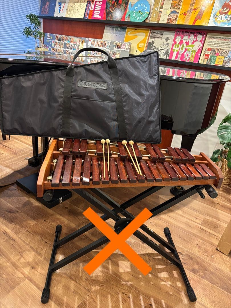 こおろぎ社 コオロギ シロフォン 卓上木琴 ECO32専用キャリングバッグ付き