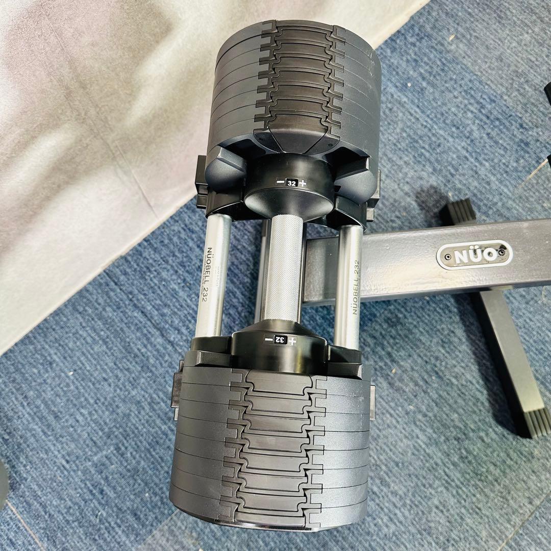 NUO BELL 232 フレックスベル 32kg 2kg刻み 可変式ダンベル - メルカリ