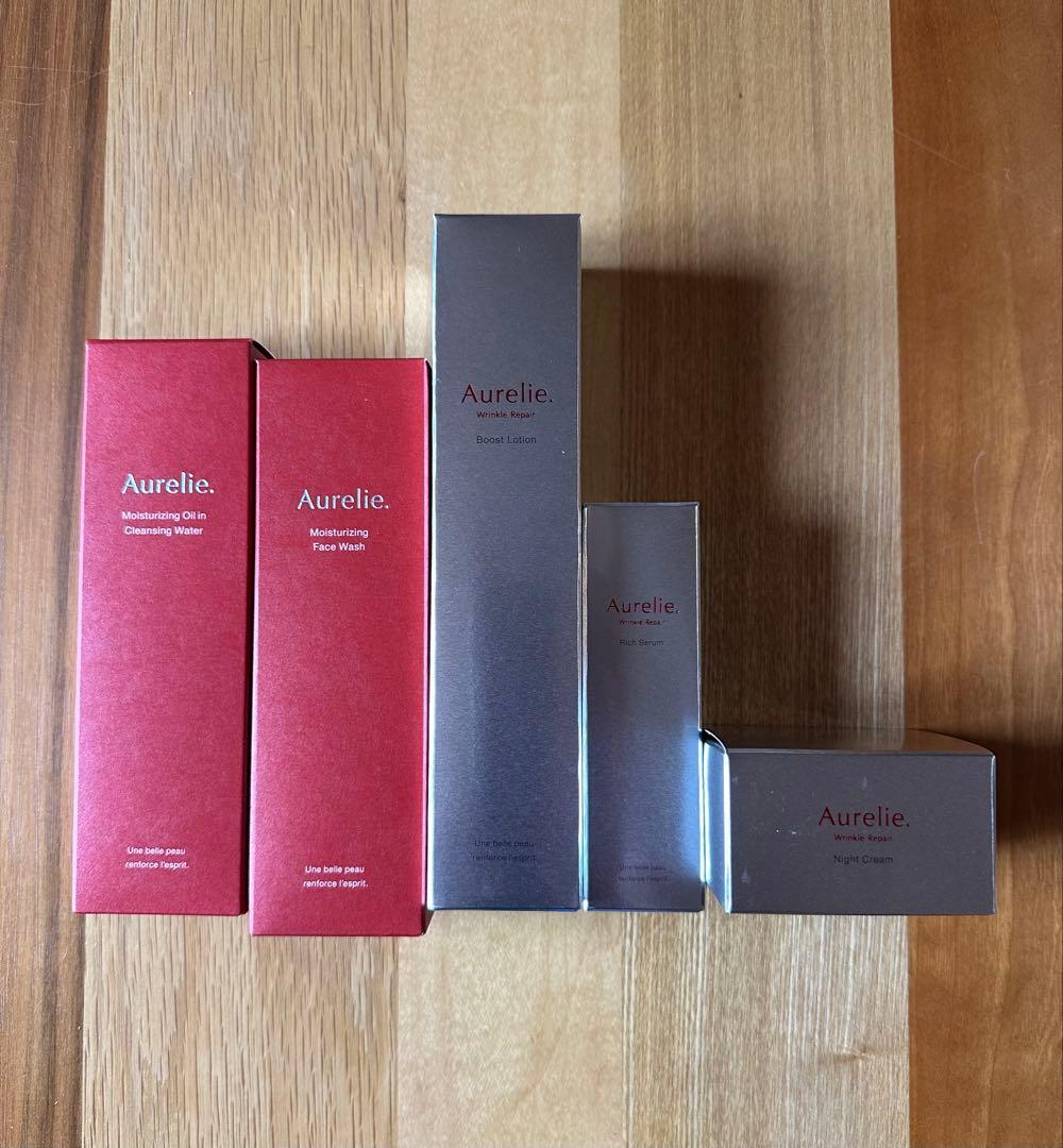 オレリーAurelie プレミアムエイジング集中ケア5点セット