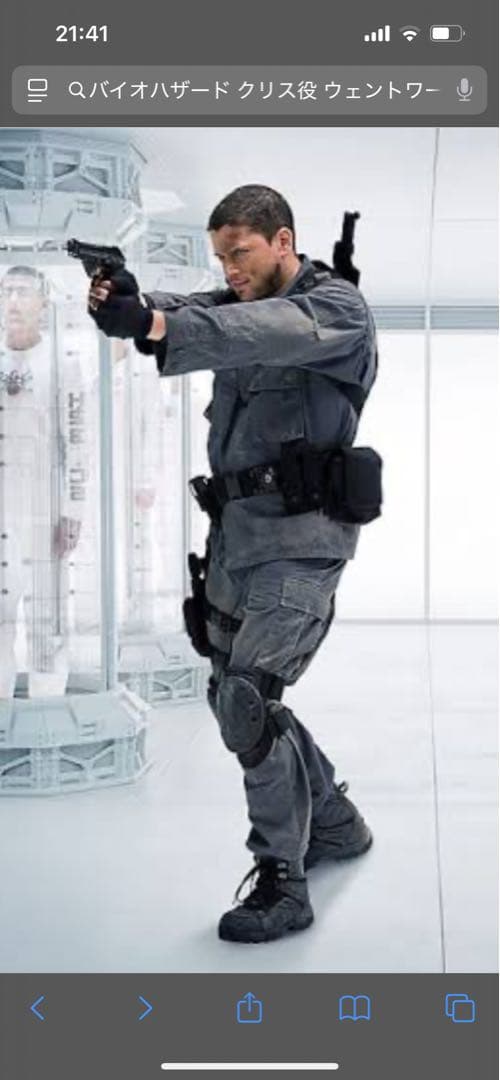 ホットトイズ カスタムフィギュア バイオハザード クリス・レッド