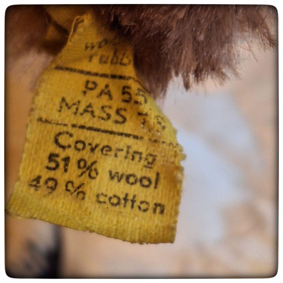 手踊り人形 パペット ふくろうWittie】ヴィンテージ シュタイフ 美品