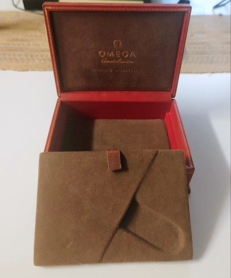 プ*ン様 値下げ！外箱付希少なOMEGA Constellationの時計ケース 時計ケース 腕時計 収納ケース 6本収納 木製 高級ウォッチボックス