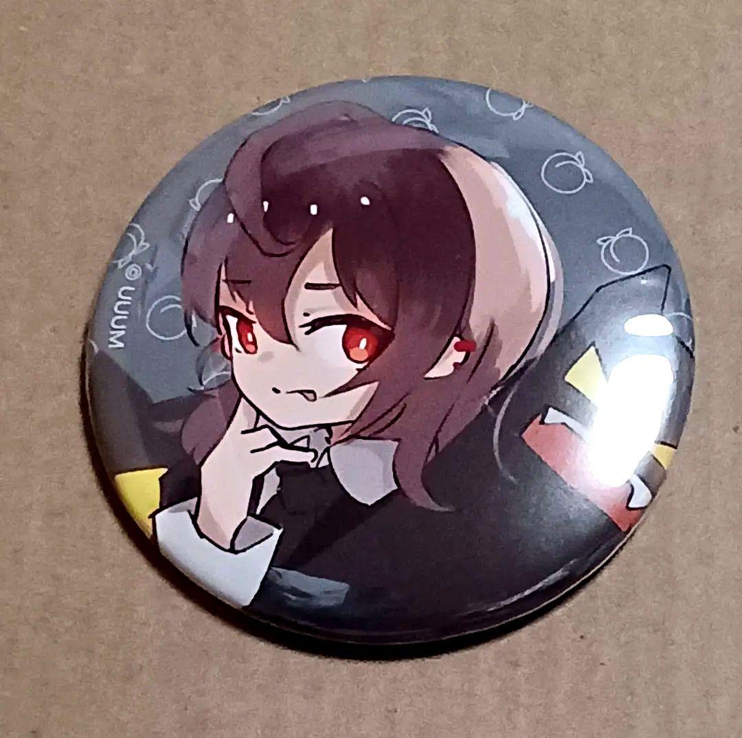 うり 直筆イラスト 缶バッジ カラフルピーチ - メルカリ