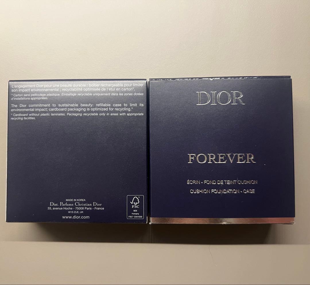 Dior Forever ファンデーションケース ピンク、ブラック2個セット