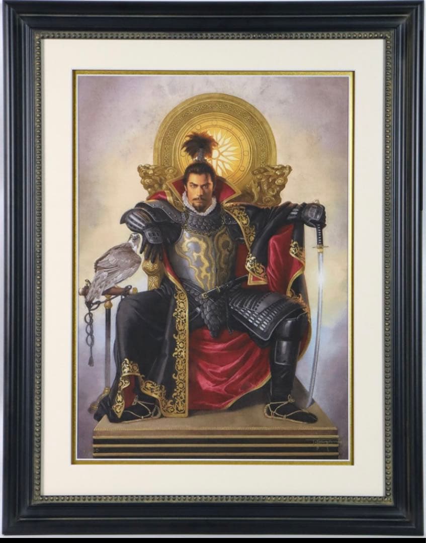 長野剛 版画 第六天魔王・織田信長 限定30部 直筆サインあり