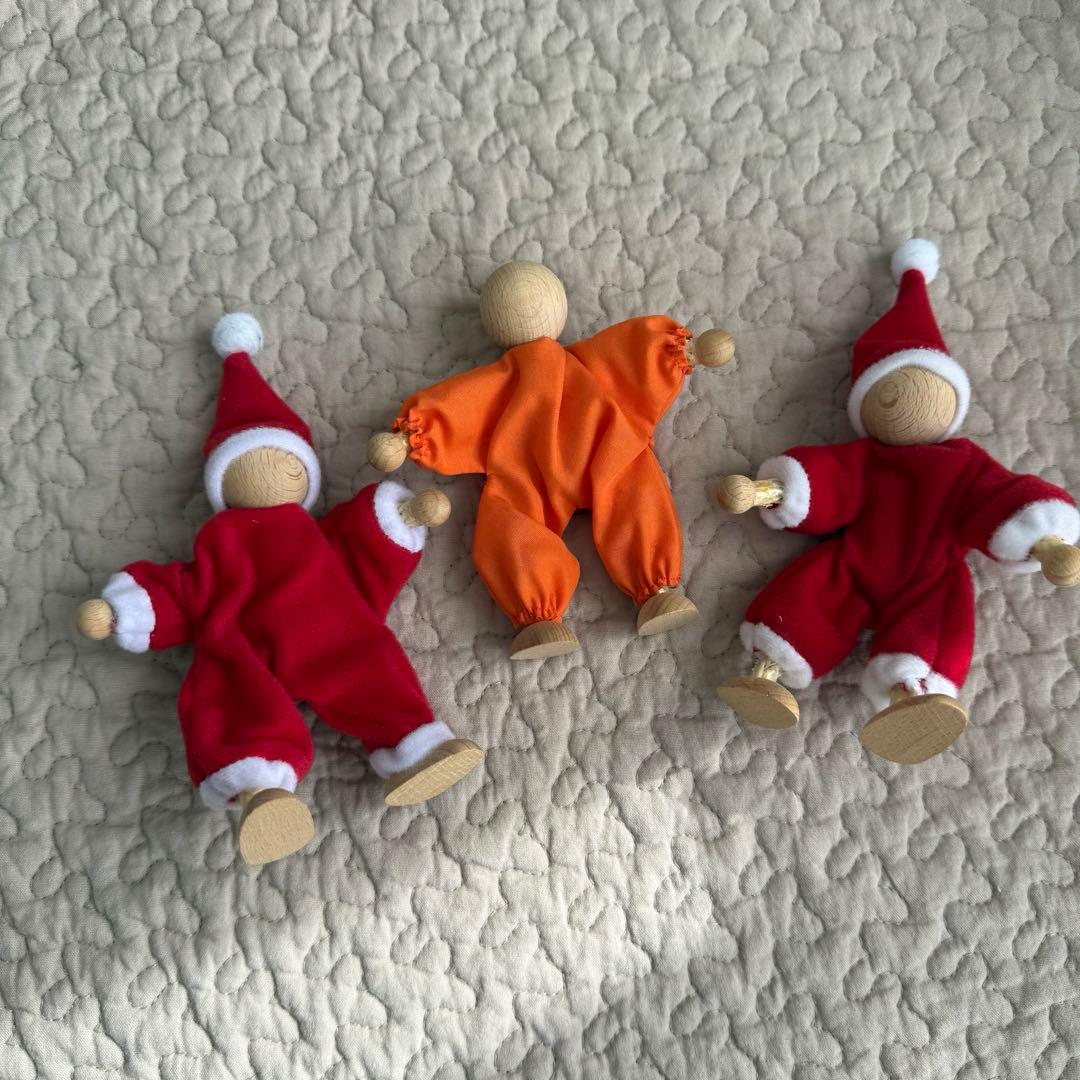 童具館　人形セット ( サンタ )