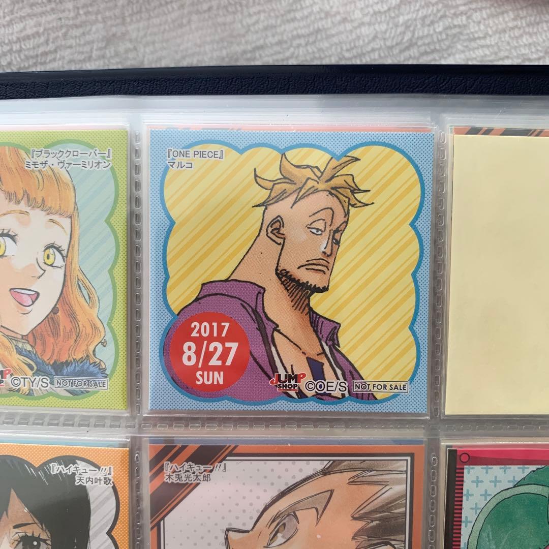 ジャンプ　ショップ　限定　366日　ステッカー　2017年8月27日　マルコ