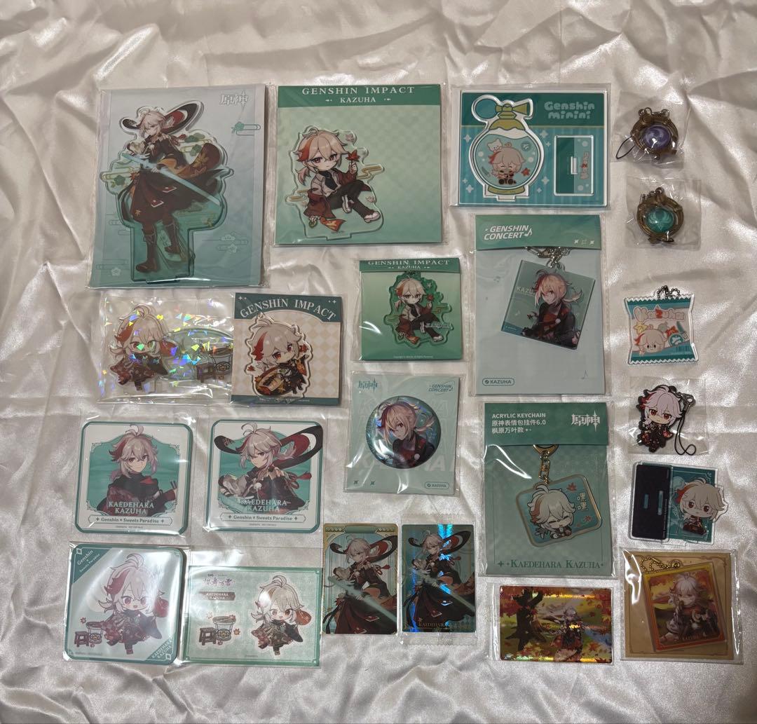 原神 万葉 アクスタ コースター アクキー 神の目 メタルカード メタカ