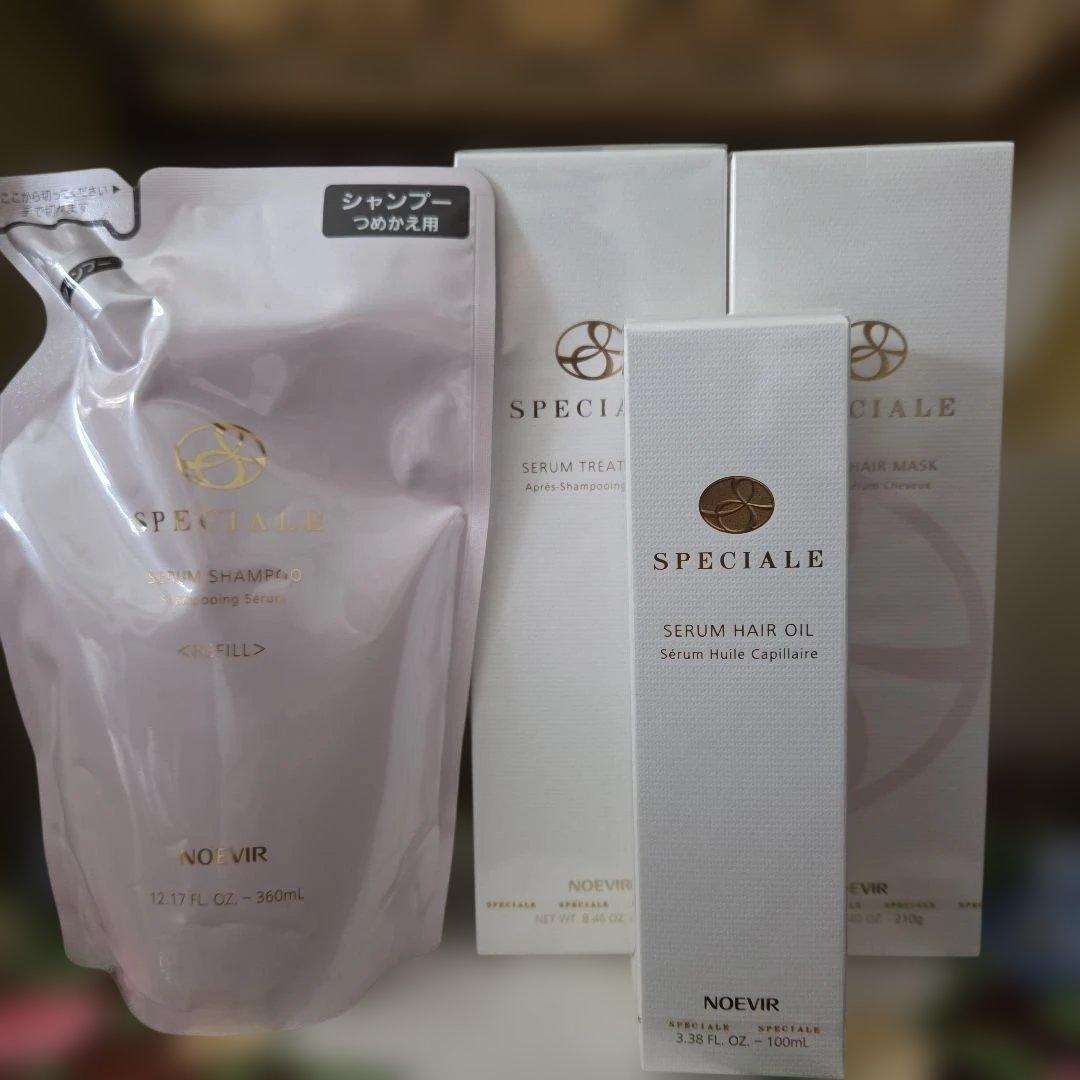 koriccoノエビアスペチアーレヘアケア4点セット