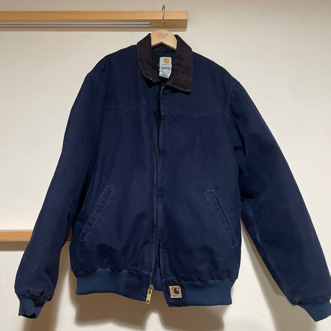 カーハート　carhartt サンタフェ　ネイビー　XL 中古・古着通販】CarHartt (カーハート) サンタフェジャケット
