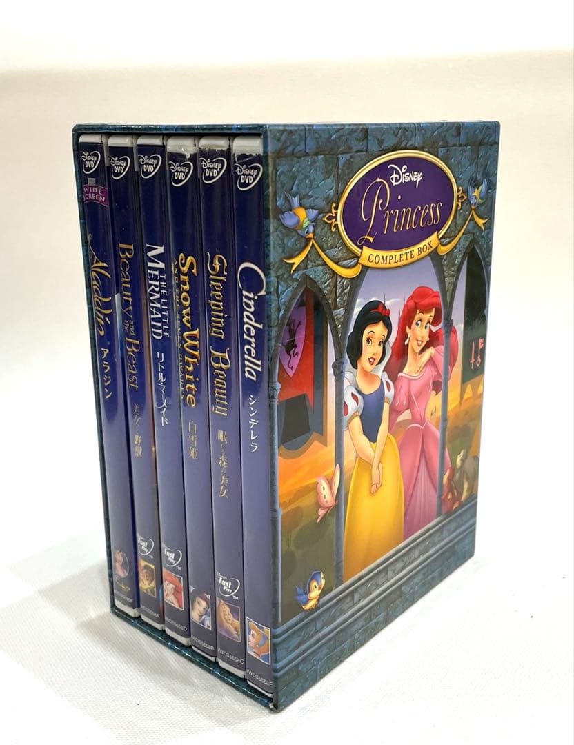 動作確認済 ディズニー プリンセス コンプリート DVDBOX 6枚組 - メルカリ