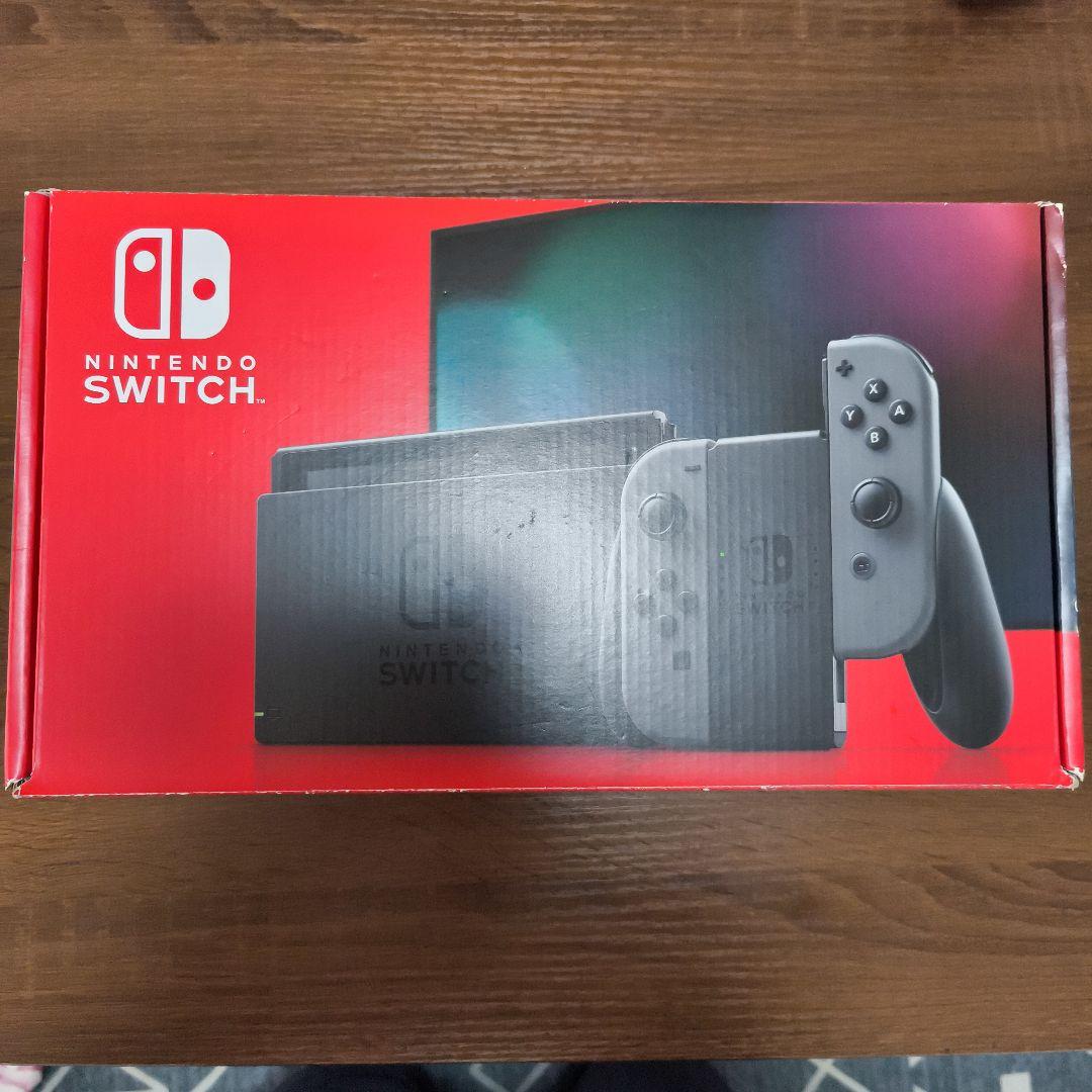 Nintendo Switch 本体 グレー 付属品完備 社外品LANアダプタ - メルカリ