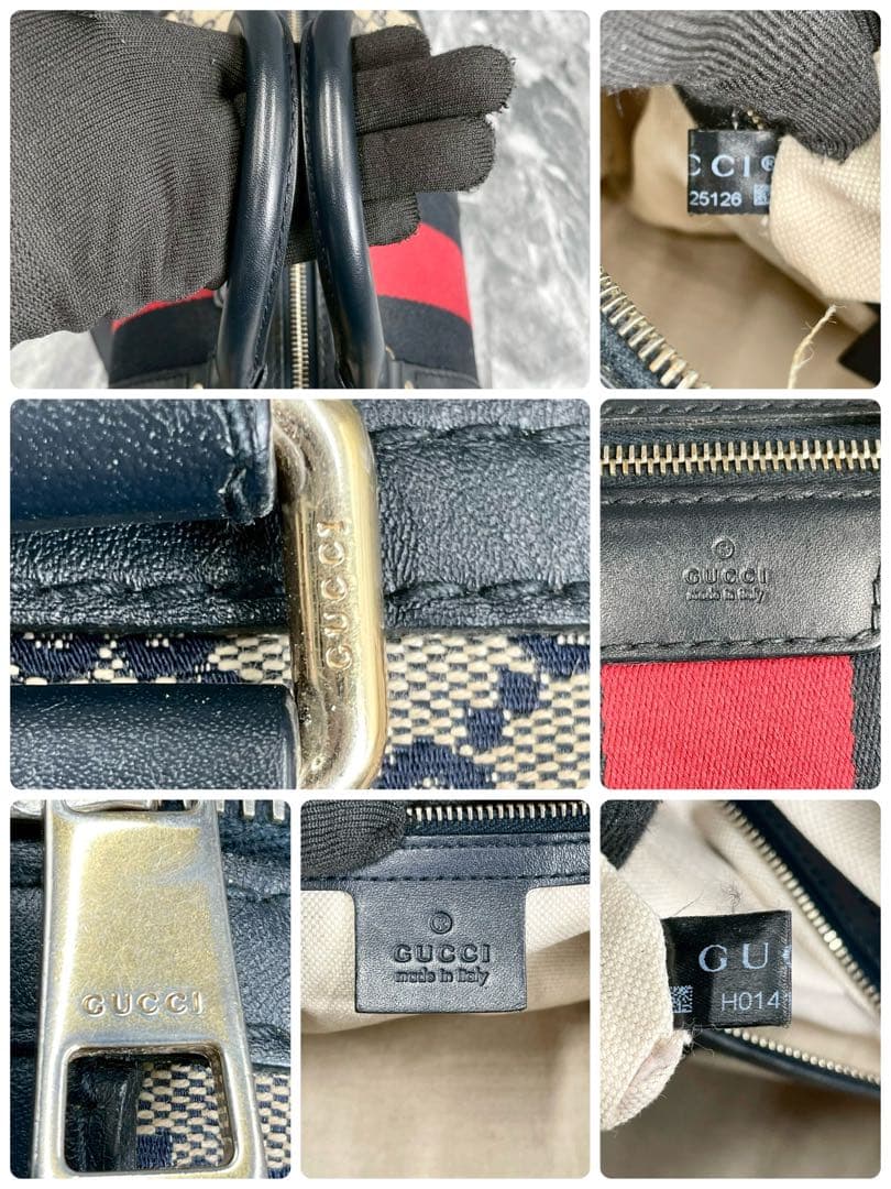 ✨️美品✨GUCCI ボストンバッグ ショルダー 2way シェリーライン ᏩᏩ
