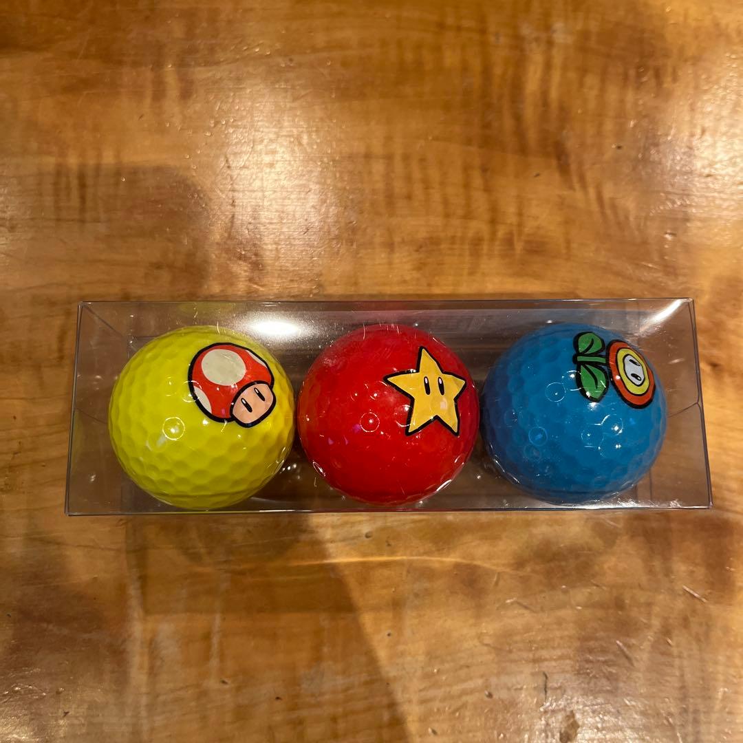 スーパーマリオ ゴルフボールセット 3個 - メルカリ