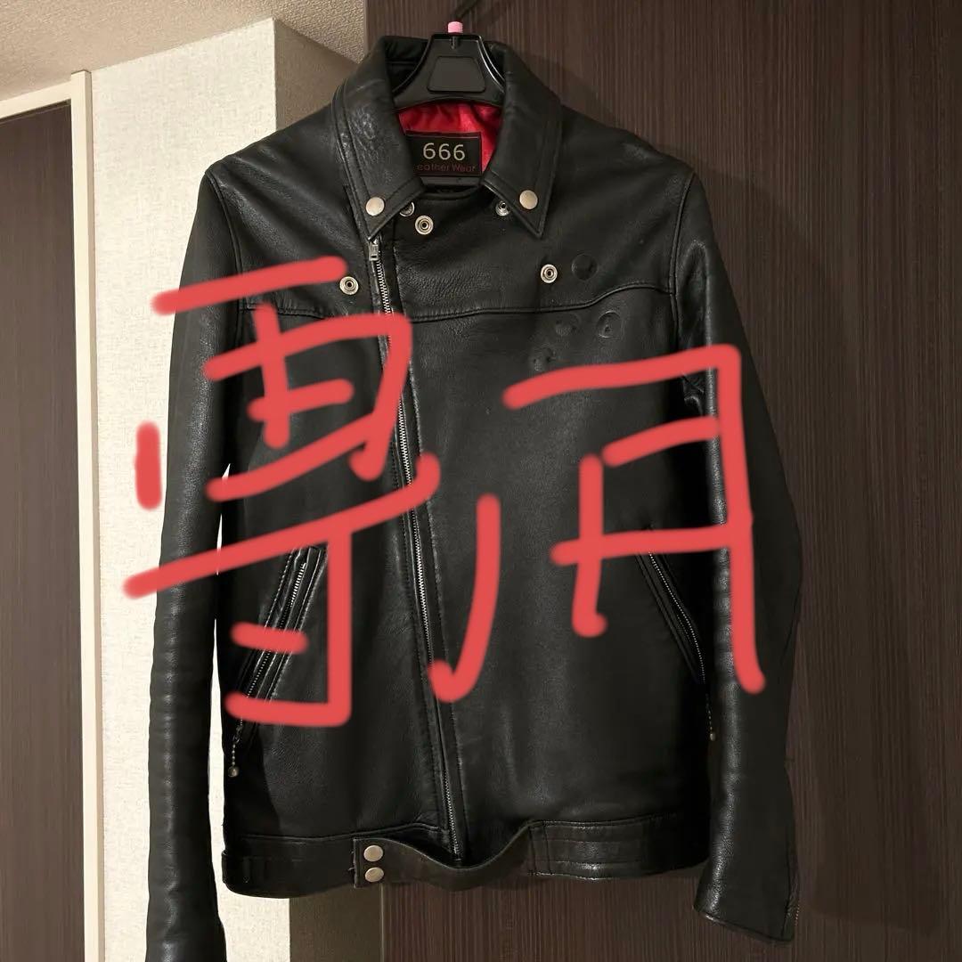 channaga 666 ライダース 34 シープスキン