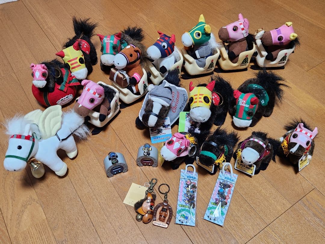 競走馬 ぬいぐるみセット 競馬 サラブレッド クリスマス サラブレッドコレクション ぬいぐるみ13 競走馬 競馬 【サッカーボーイ