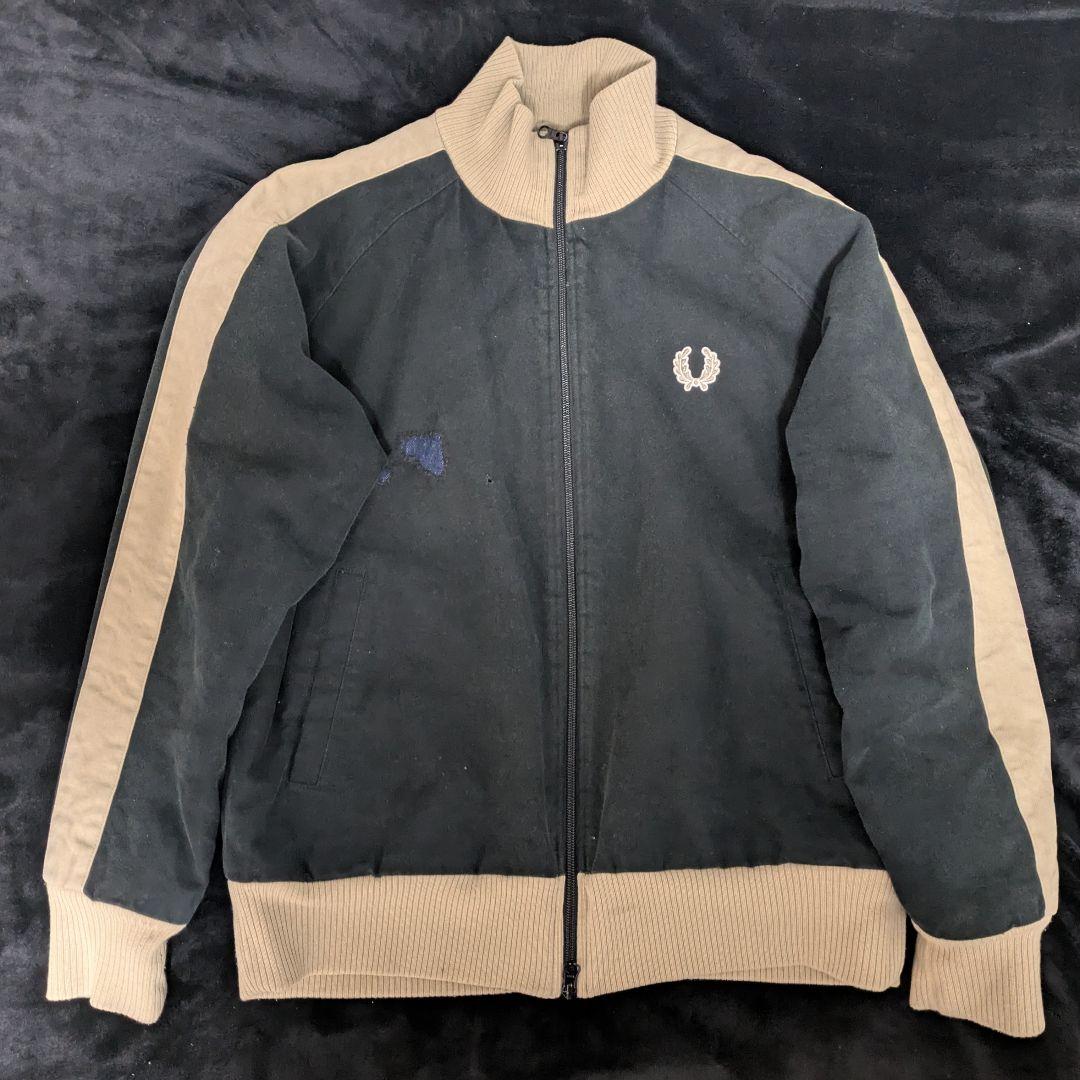 FRED PERRY フレッドペリー ボア トラックジャケット 黒 M - メルカリ