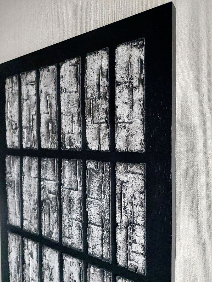 テクスチャーアート☆≒73×52×3㎝ 抽象画 現代アート インテリア