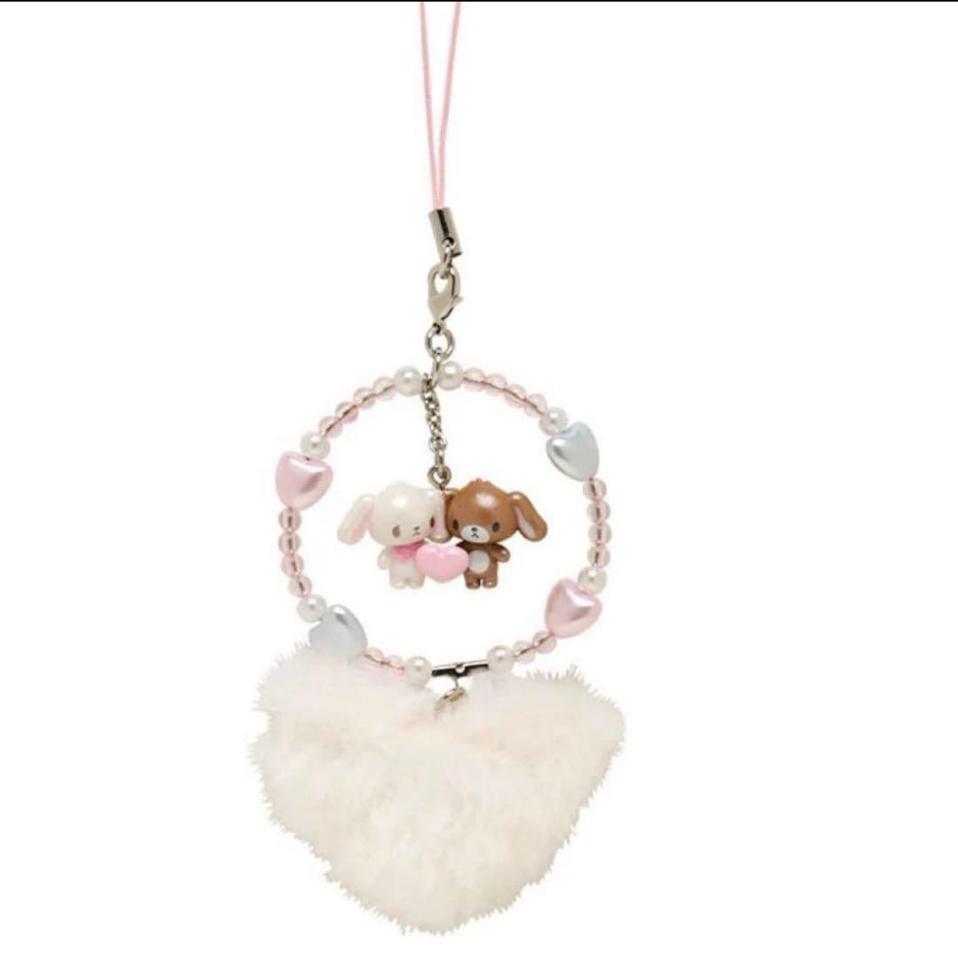 サンリオ ストラップ シュガーバニーズ しろうさ くろうさ 携帯