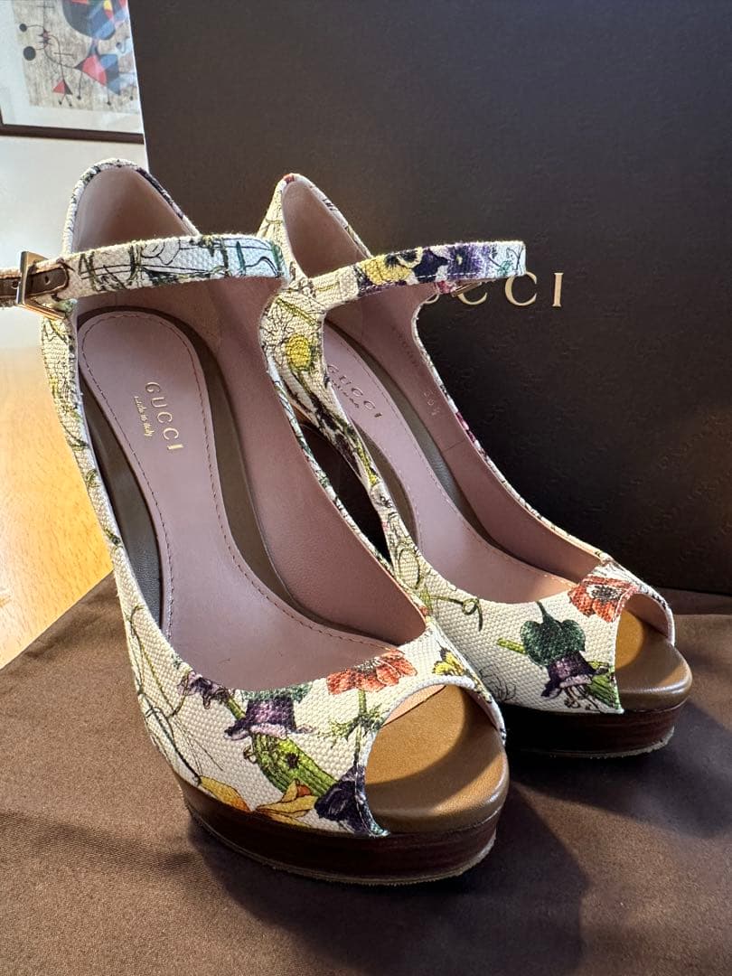 グッチ キャンバス×レザー オープントゥパンプス 36 1/2 レディース 楽天市場】グッチ（靴サイズ（cm）22.5）（レディース靴｜靴）の通販