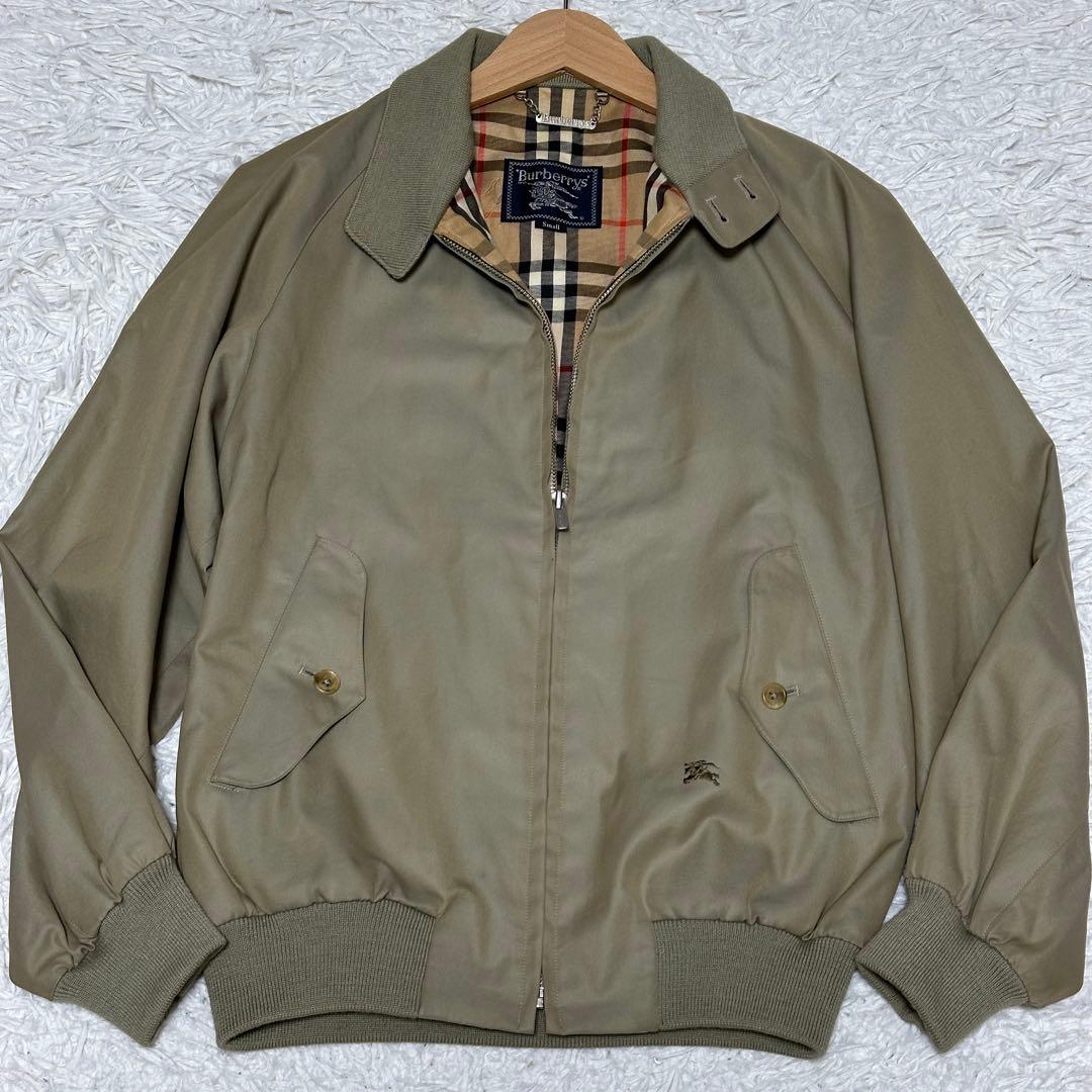 美品 Burberry スウィングトップ 玉虫色 ノバチェック シャドーホース