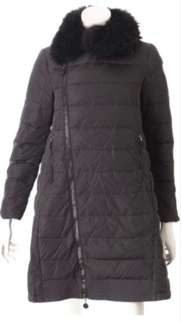 MONCLER モンクレール CHAMPS ダウン 黒 2 M-Lファー希少