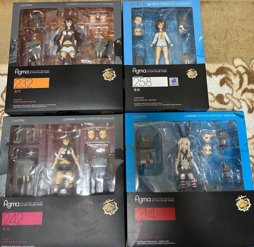 figma 艦これ　長門　陸奥　島風　雪風　セット