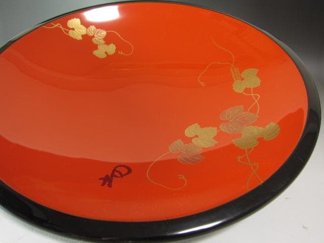 ☆ 中村宗哲 蔦蒔絵菓子器 裏千家 十四代 淡々斎の花押