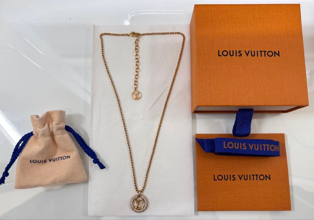 ルイヴィトン コリエ ルイーズ バイ ナイト M00759 ネックレス