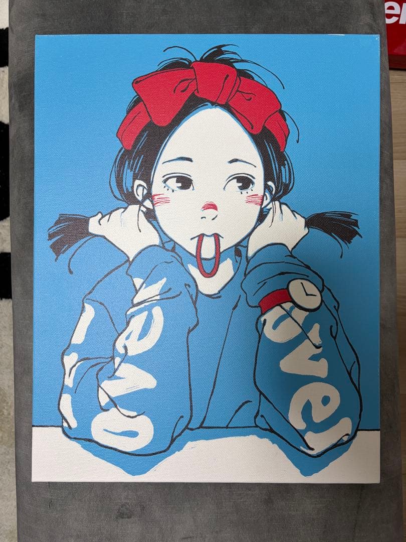 古塔つみ　キャンバス　ジークレー　over print canvas kyne