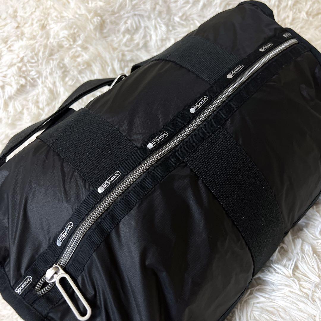 《美品》レスポートサック エッセンシャル ボストン バッグ 大容量 2way 黒