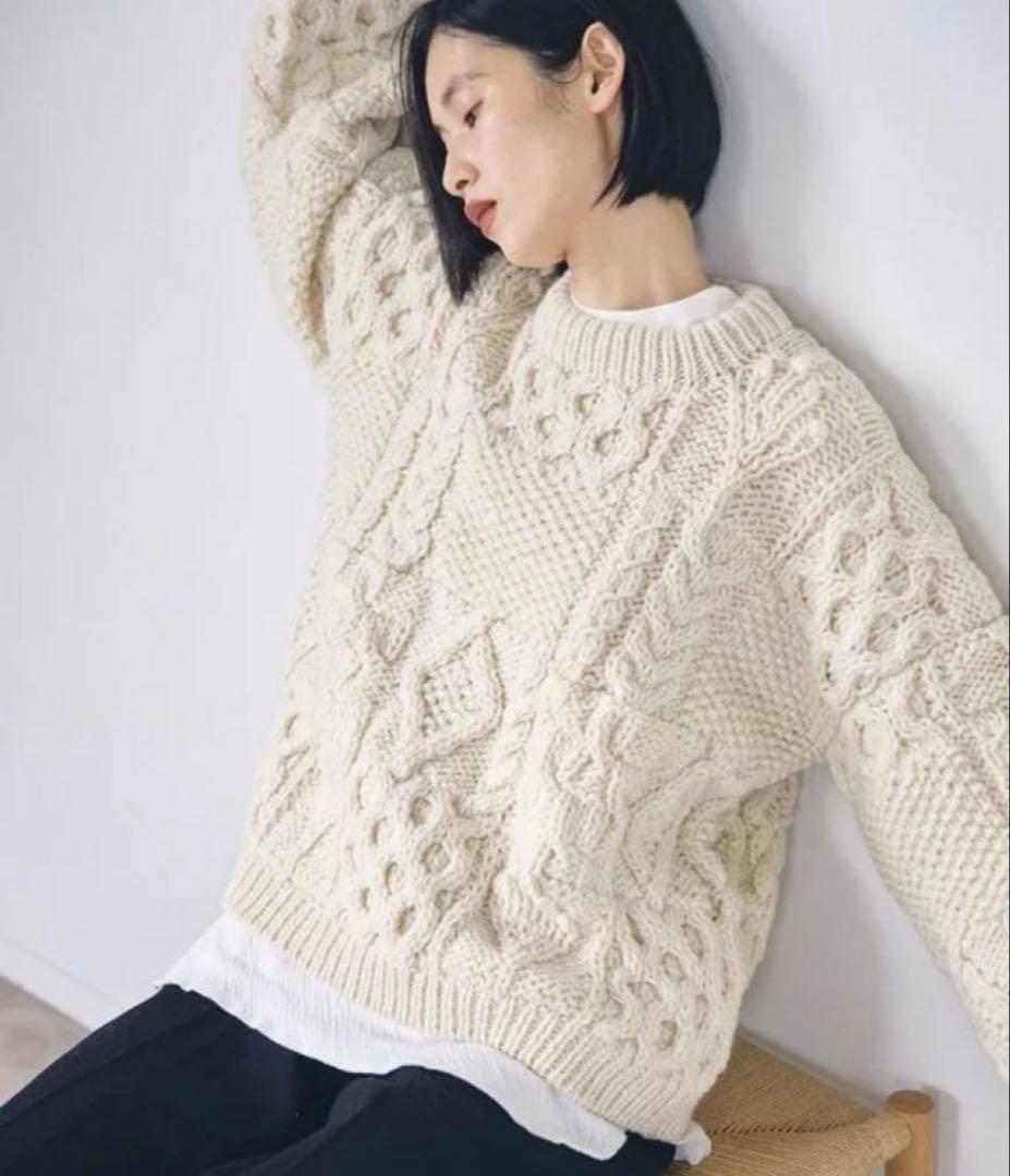 todayful パターンハンドニット