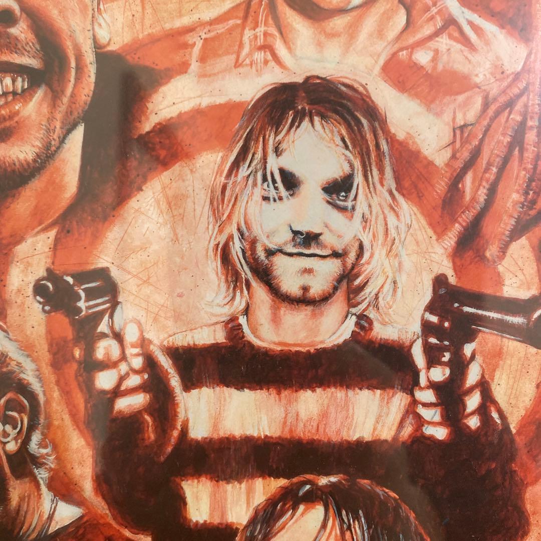 US UKミュージシャンポスター 額入り ニルヴァーナ レッチリ 激レア