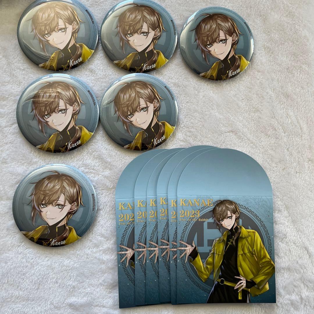 にじさんじ　NIJISANJI EN 中国春節　缶バッジ　叶　セット