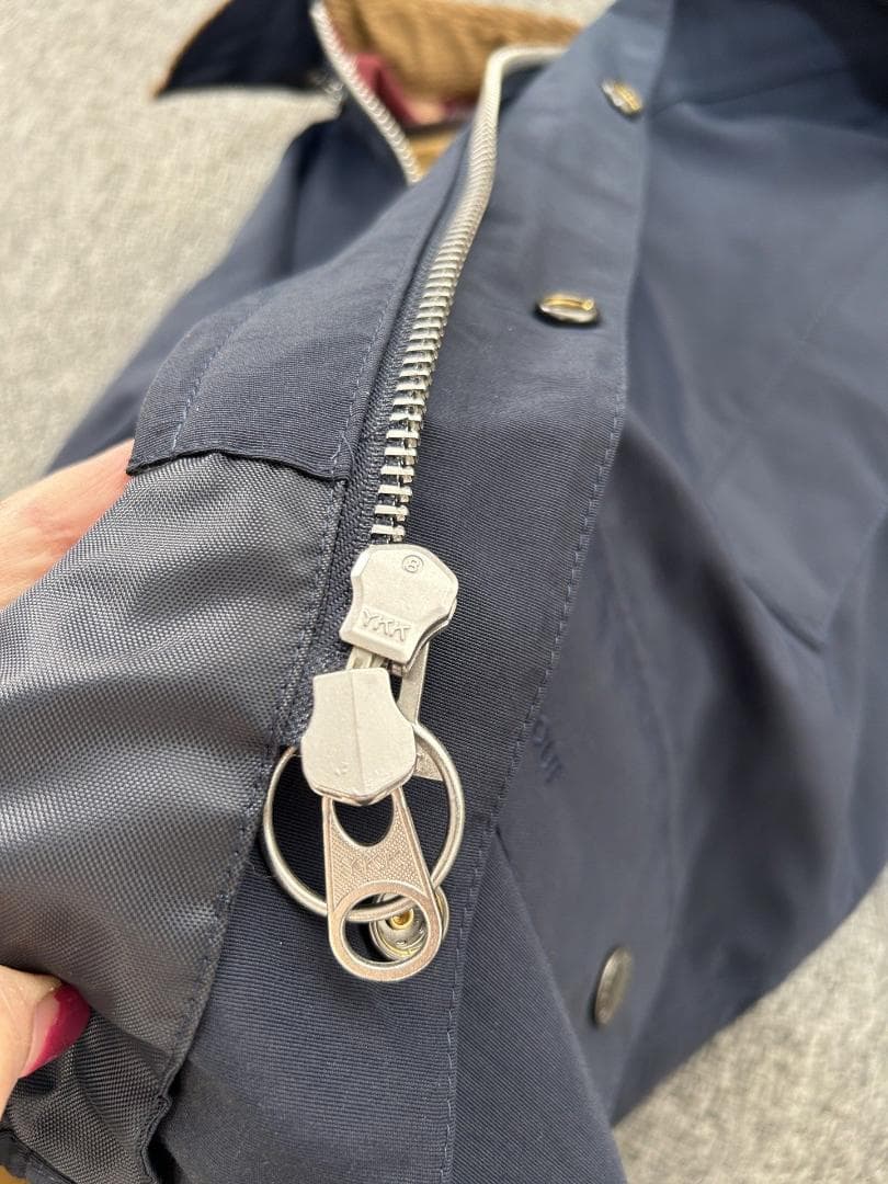 Barbour×noahネイビー ジャケット フリースライニング - メルカリ