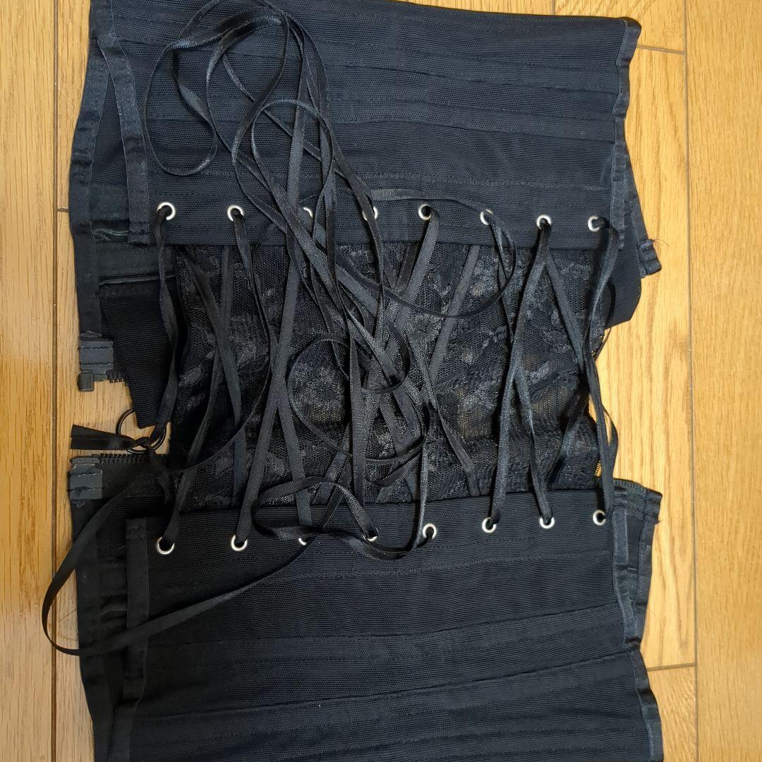 元鈴木さんコルセット　シレーヌ　黒蝶貝Sサイズ