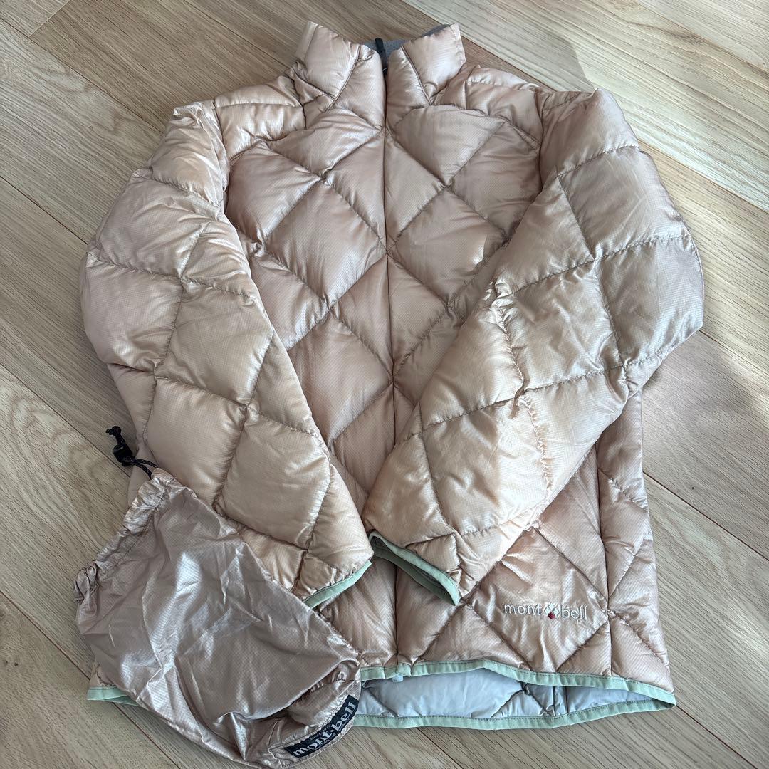 美品 mont-bell ライトアルパインダウンジャケット M ベージュ