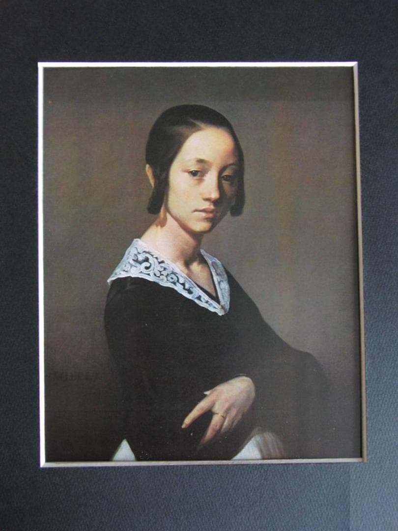 ジャン＝フランソワ・ミレー、【フーアルダン夫人の肖像】 ジャン＝フランソワ・ミレー、【フーアルダン夫人の肖像】