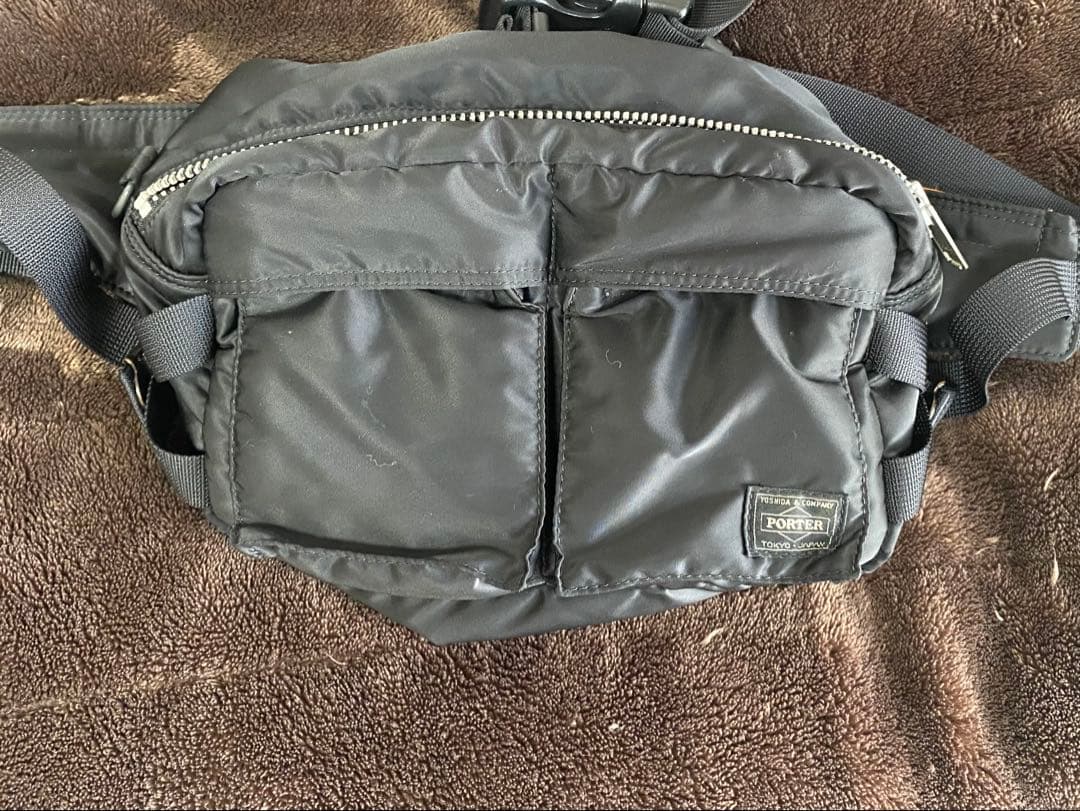 美品　ポーター　タンカー　ボディバッグ　ウエストバッグ