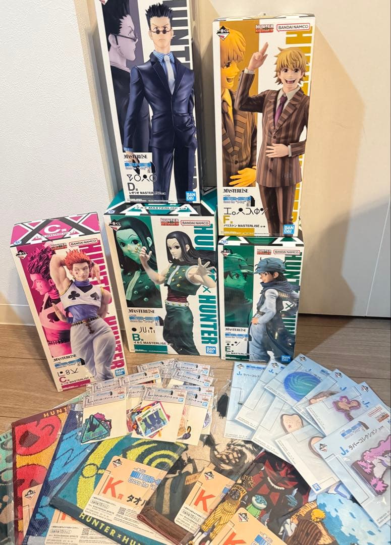 ハンターハンター　一番くじ　ヒソカ　B.F.D.E.F賞まとめ売り