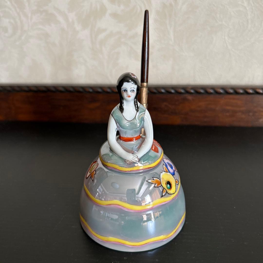 オールドノリタケ　ラスター彩 デコレディ　インク瓶