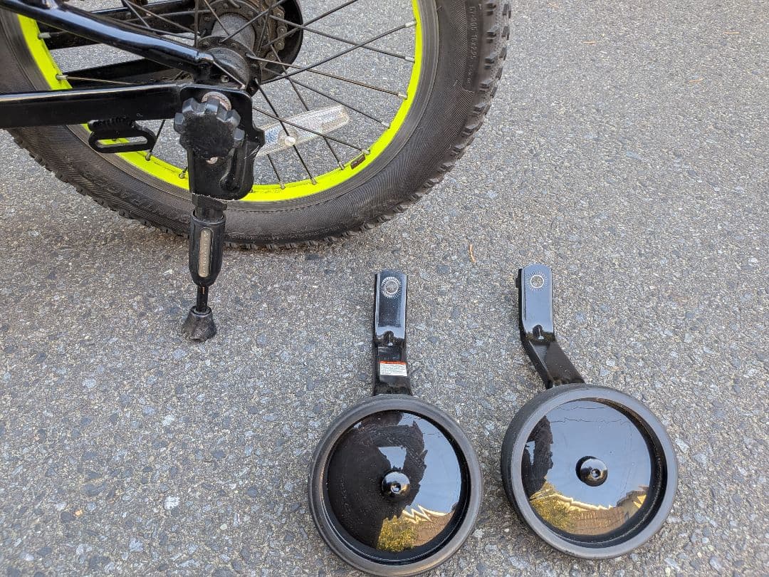 子供用自転車 16インチ Precaliber 身長99-117cm 黒/黄 - メルカリ