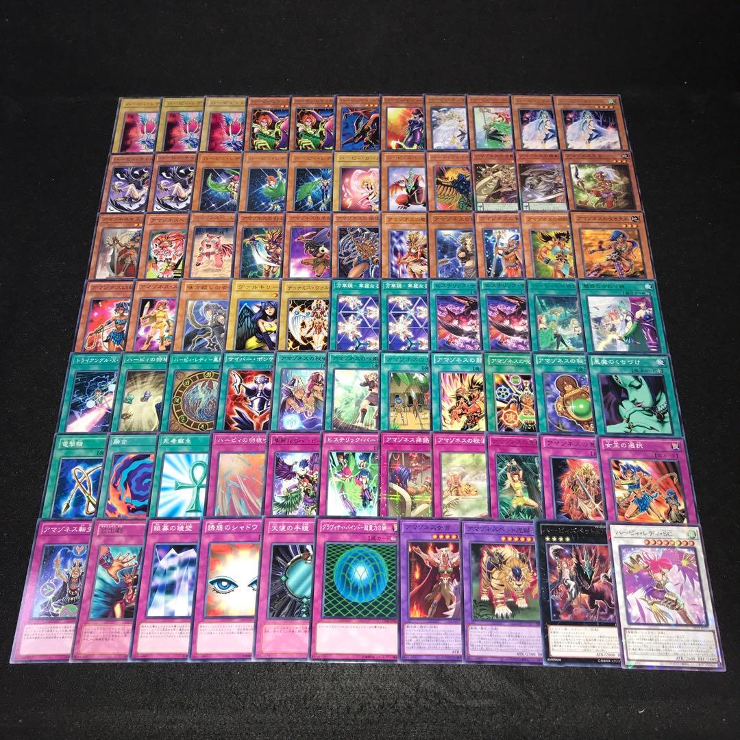 d189 遊戯王 孔雀舞デッキ 72枚＋EX4枚 ハーピィレディ - メルカリ